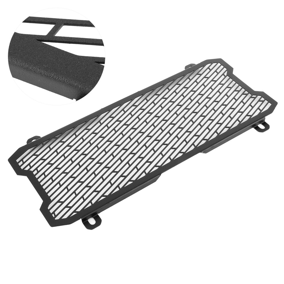 Aluminum Motorcycle Radiator Grille Guard For Kawasaki Z650 2017-2019 Black 3231340852265