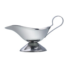 (21x6cm) Stainless Steel Gravy Boat For Seasoning Sauce And Heating Comfortably