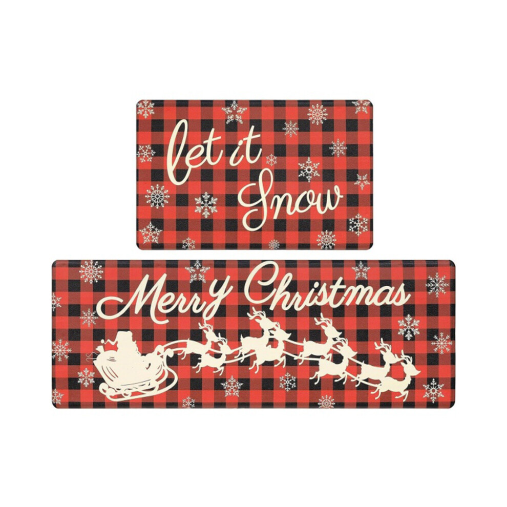 (2) Soft Durable Kitchen Mat Non-Slip And Easy To Clean Lightweight And-image-OPC-PJM6YSN-NEW