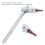 Stainless Steel Inline Skating Wrench 15.5cm Handle T-Shape 5