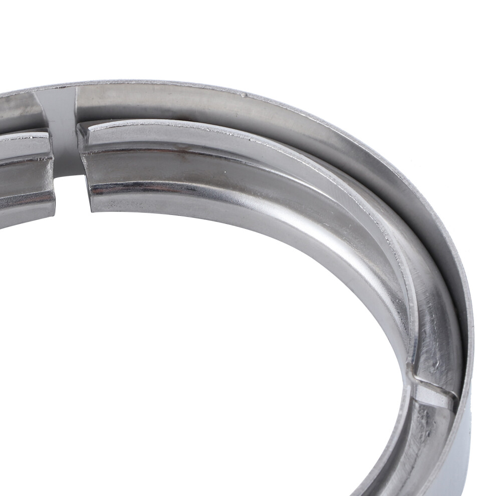 2Pcs 3In Stainless Steel Turbo Exhaust Pipe Clamp Vband Chrome Auto Accessory 3461340853188