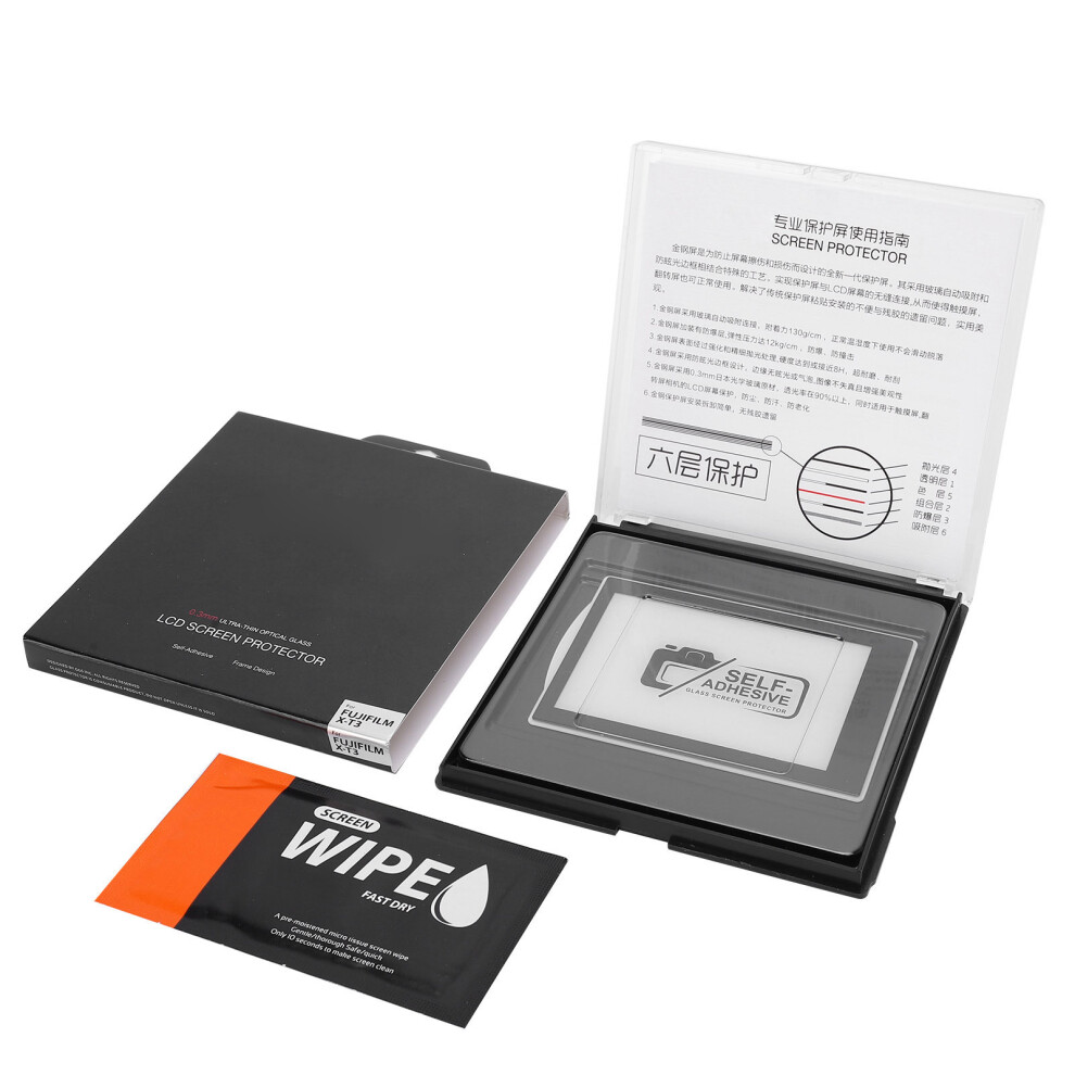 Tempered Glass Screen Protector For Fujifilm X-T3 Camera, 0.3Mm, 6 Layers 6911340854083