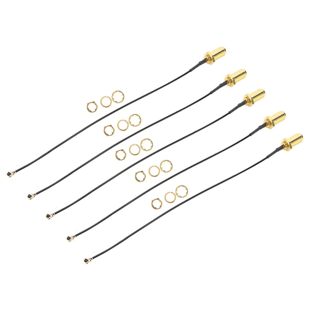 Sma To Ufl Rf Female Adapter Cable, Brass, 20Cm Walkie-Talkie Antenna 7891340855527