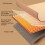 (apricot) Fast Heating Portable Heater Battery Powered Warm Comfort 5V Low 3