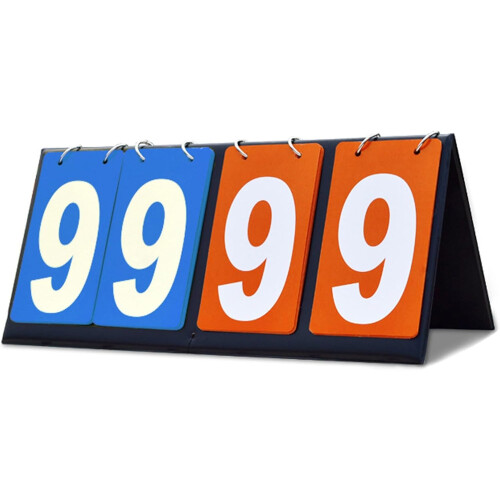Portable Table Scoreboard for Multisport Use, Easy Reversal Design, Lightweight and Compact Size, Durable Material 2