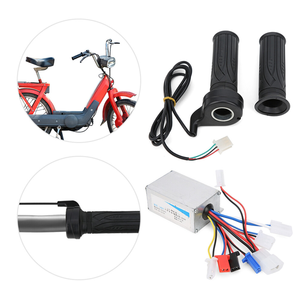 24V 250W E-Bike Controller & Handlebar Grip, Aluminum, 7.5x6x3.5cm-image-OPC-PJM75YZ-NEW