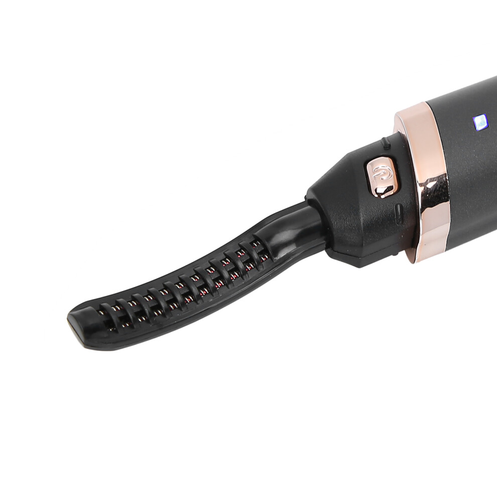 Black Usb Charge Heated Eyelash Curler In For Long-Lasting Curl Effect