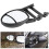 Universal Dual View Towing Mirror 7.5x5.5in Adjustable Clip-On Black 10