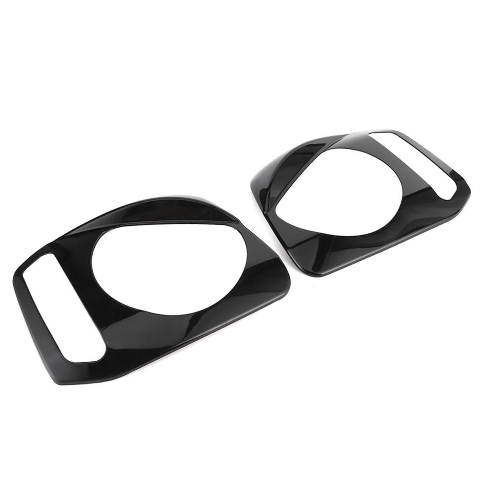 Abs Headlight Trim 2Pcs For Suzuki Jimny 2007Â2017 Easy Install Black 7621340858835
