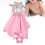 Odorless Soft Plush Baby Security Blanket & Teether Toy Multicolor 11