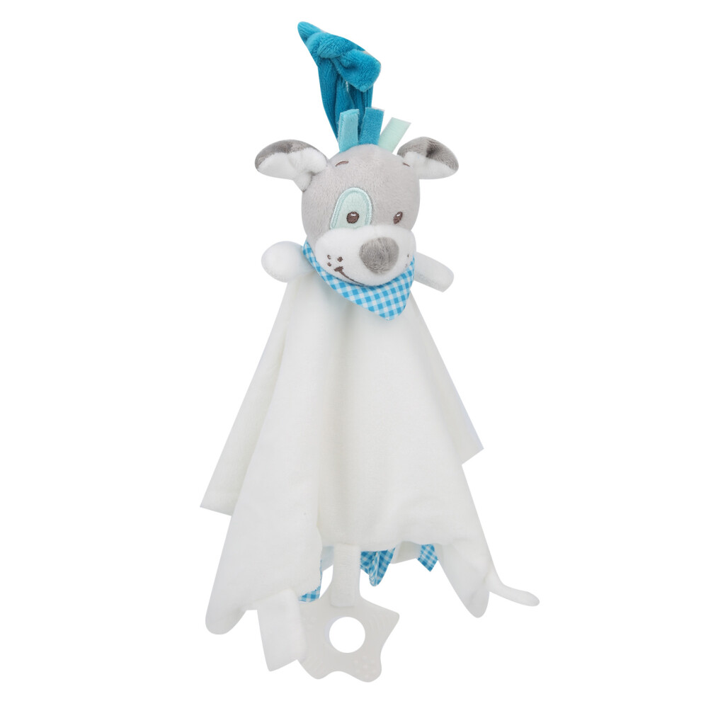 Baby Security Blanket Teether Plush Comforter 29x28cm for 0+ Ages
