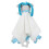 Baby Security Blanket Teether Plush Comforter 29x28cm for 0+ Ages 4