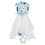 Baby Security Blanket Teether Plush Comforter 29x28cm for 0+ Ages 2