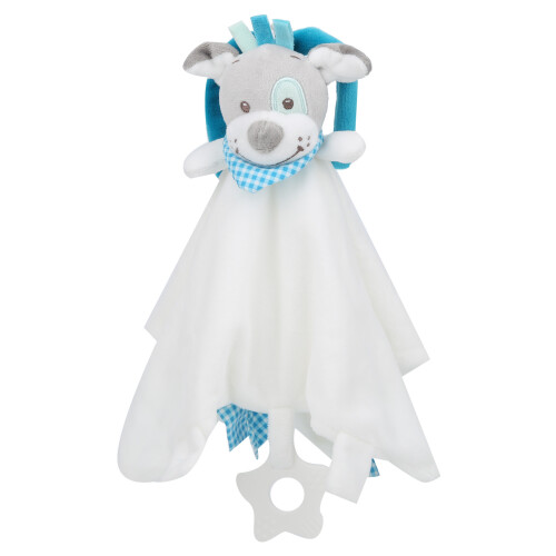 Baby Security Blanket Teether Plush Comforter 29x28cm for 0+ Ages 1