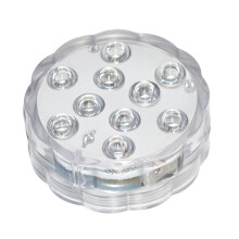 16-Color Waterproof Underwater LED Light with Remote for Pools & Water Features