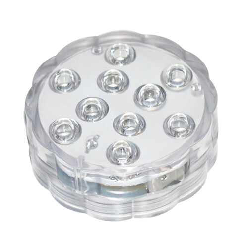 16-Color Waterproof Underwater LED Light with Remote for Pools & Water Features