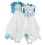 Baby Security Blanket Teether Plush Comforter 29x28cm for 0+ Ages 15