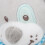 Baby Security Blanket Teether Plush Comforter 29x28cm for 0+ Ages 13