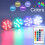 16-Color Waterproof Underwater LED Light with Remote for Pools & Water Features 8