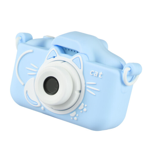 Kids Digital Camera 2.0 Inch IPS Screen, 600mAh Battery, Blue 1