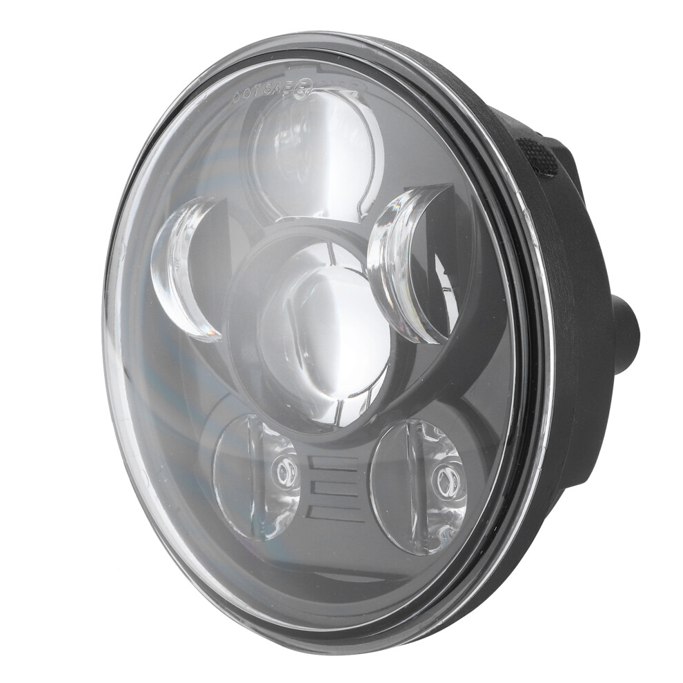 75W 5.75In Led Headlight For Jeep Wrangler & Motorbikes 6500K White 3341340860389