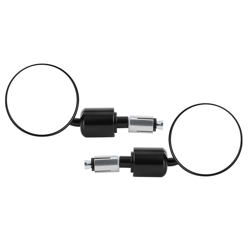 0.9-1in Aluminum Motorcycle Handlebar Rearview Mirror Wide View Angles-image-OPC-PJM76S2-NEW