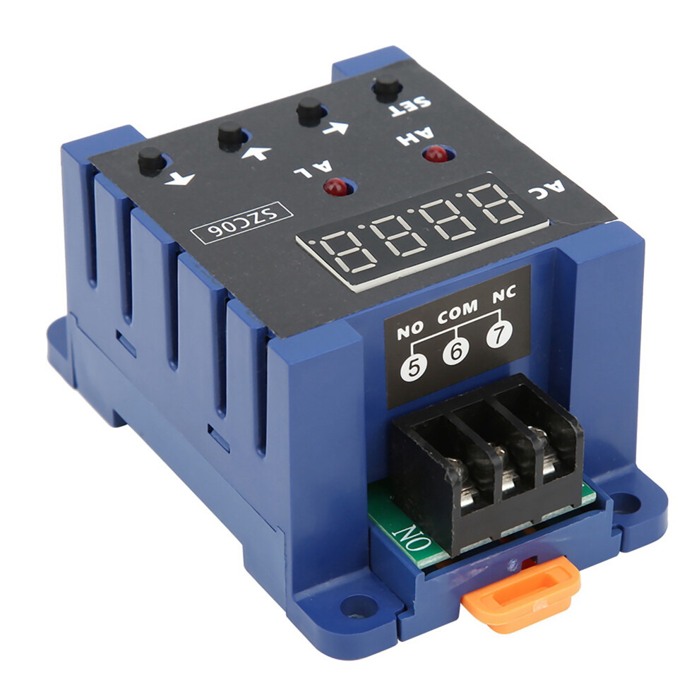 Szc06 Ac Digital Ammeter 0.3-50A Measure Range With Limit Alarm & Delay Relay 4621340861425