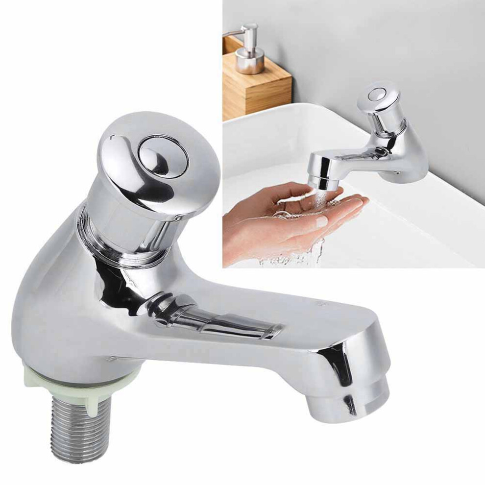 G1/2 Copper Time Delay Basin Sink Faucet For Kitchen Bathroom & Commercial Use 6951340862138