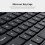 Portable KM901 2.4G Wireless Combo - 78-Key Mini Keyboard & Mouse 6