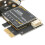 Intel AX200 Dual-Band-WLAN-Karte mit Bluetooth 5.1 für PC-Desktop 12