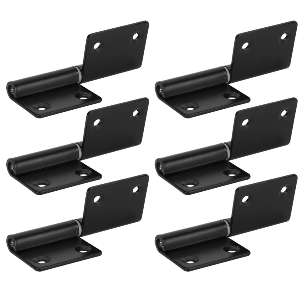 6Pcs Stainless Steel Flag-Shaped Door Hinges, 7.6X3.1cm 7901340865584