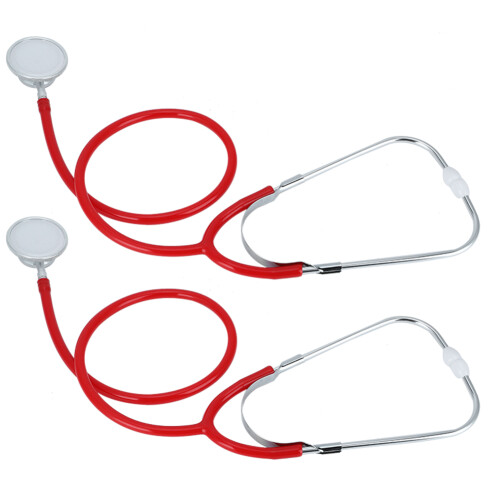 Dual Head Stethoscope for Medical Professionals - Red, 610mm 1