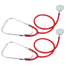 Dual Head Stethoscope for Medical Professionals - Red, 610mm