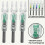 3PCS Lighted Archery Nocks, Auto Switch, Plastic, 6.2mm Green 4