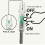 3PCS Lighted Archery Nocks, Auto Switch, Plastic, 6.2mm Green 8
