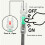 3PCS Lighted Archery Nocks, Auto Switch, Plastic, 6.2mm Green 10