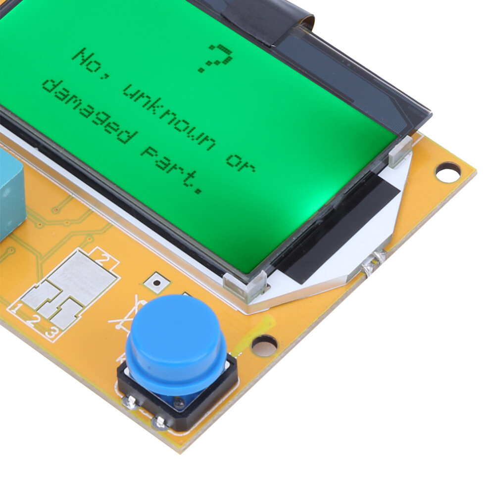 Graphical Transistor & Capacitance Tester With Lcd, 9V Battery 8141340867945