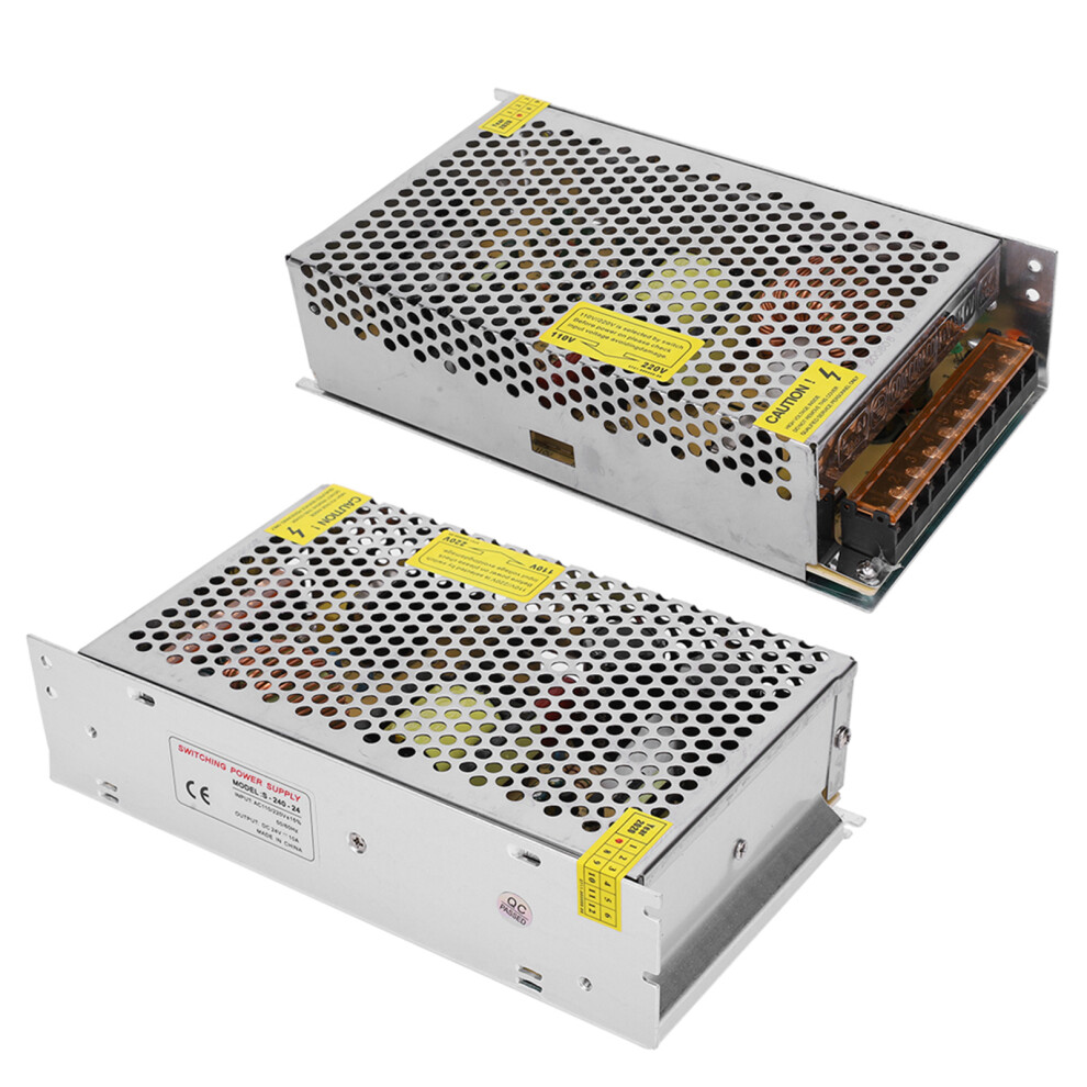 Dc 24V 10A 240W Power Supply Adapter Aluminum Alloy For Led Strip 3D Printer Light 4361340868443