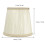 Beige Fabric E14 Lampshade Replacement Set for Chandeliers - 6 Pack 6