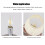 Beige Fabric E14 Lampshade Replacement Set for Chandeliers - 6 Pack 10
