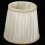 Beige Fabric E14 Lampshade Replacement Set for Chandeliers - 6 Pack 5