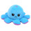 Reversible Octopus Plush Doll Baby Toy, 20cm, Purple Blue 14