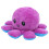 Reversible Octopus Plush Doll Baby Toy, 20cm, Purple Blue 3