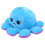 Reversible Octopus Plush Doll Baby Toy, 20cm, Purple Blue 10