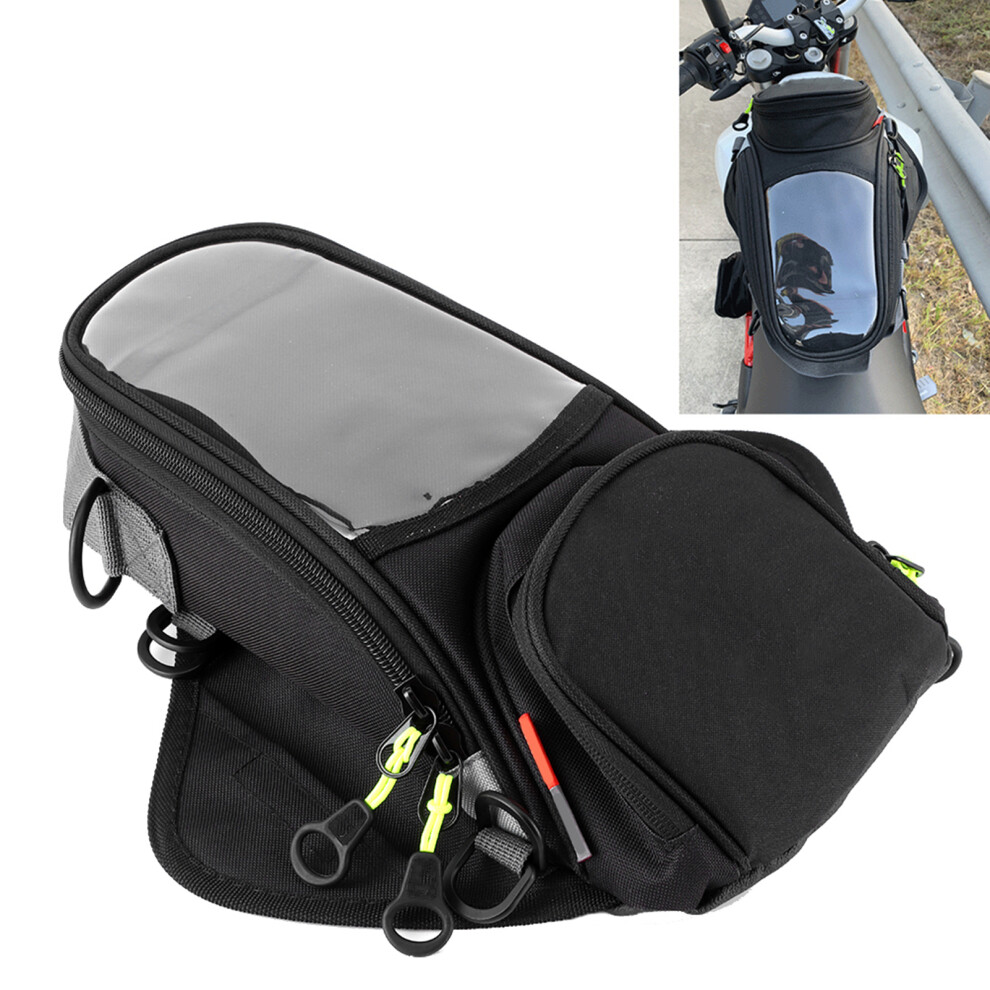 Waterproof Motorbike Tank Bag 6L W/Gps Pouch & Non-Slip Base 9301340870386