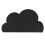 Black Silicone Cloud Placemats for Kids - Waterproof & Durable 2pcs 10