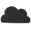 Black Silicone Cloud Placemats for Kids - Waterproof & Durable 2pcs 8