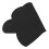 Black Silicone Cloud Placemats for Kids - Waterproof & Durable 2pcs 3