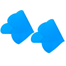 Children Cloud Shape Silicone Placemat Waterproof 27x47.5cm Blue
