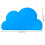 Children Cloud Shape Silicone Placemat Waterproof 27x47.5cm Blue 10